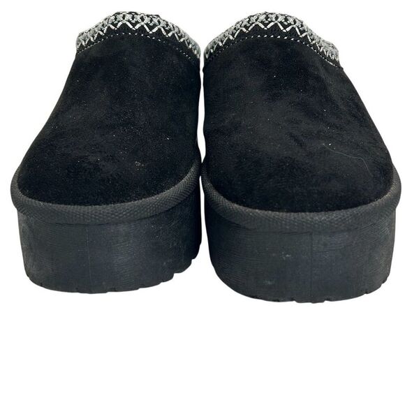 Olivia & Kate Women's Black Platform Clogs Size 6 Casual Shoes - Picture 2 of 9